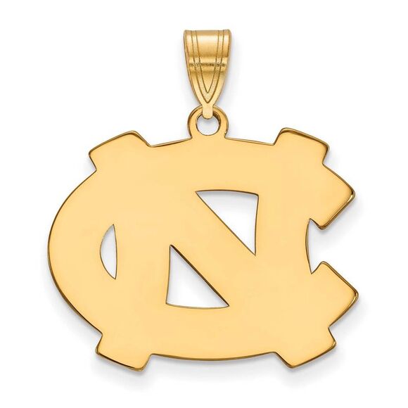 14k Yellow Gold North Carolina Large 'NC' Pendant